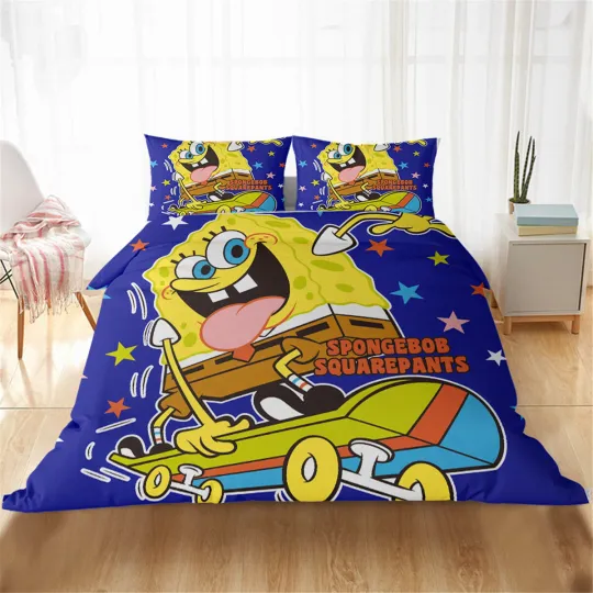 SpongeBob Bedding Set, Bedroom Decoration