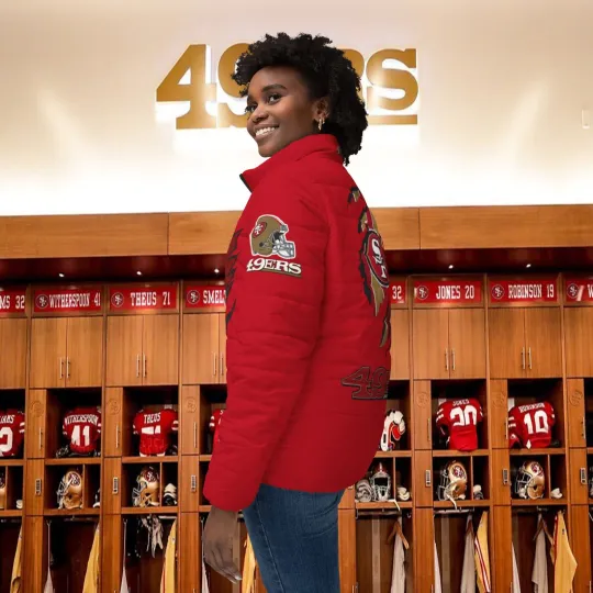 San Francisco 49ers Logo Puffer Jacket