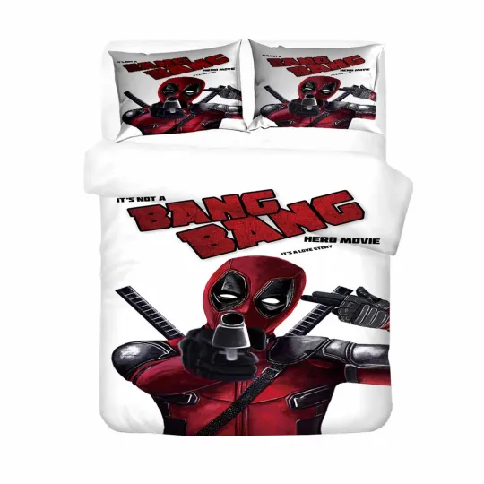 DeadPool Bedding Set, Bedroom Decoration