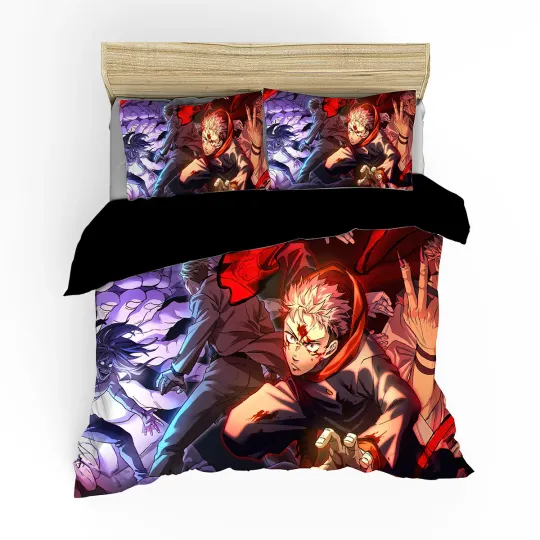 Discover Jujutsu Satoru Bedding Set, Bedroom Decoration