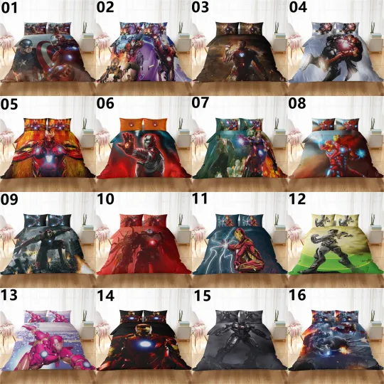Iron Man Bedding Set, Bedroom Decoration