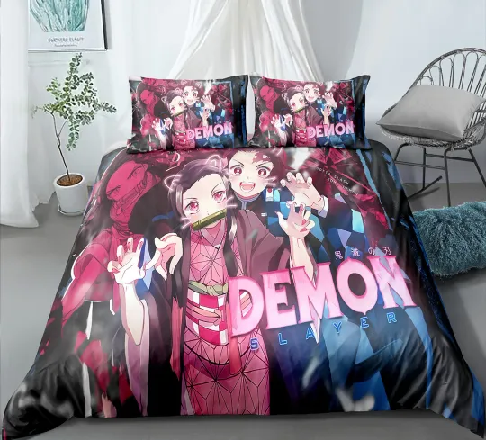 Discover demon Bedding Set, Bedroom Decoration