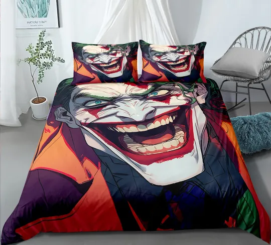 Anime Joker Bedding Set, Bedroom Decoration