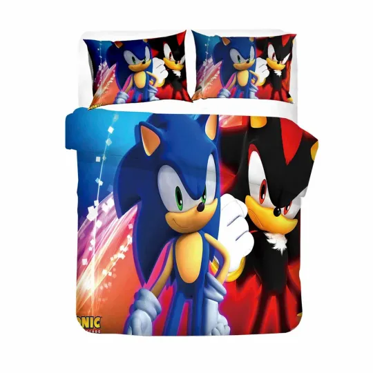 Sonic The Hedgehog Bedding Set, Bedroom Decoration