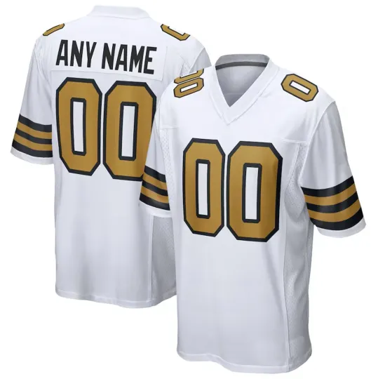 Discover Personalized Men's Football Jersey with Name and Number