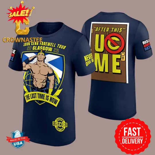 Discover Jo Cen Wrestling Entertainment Farewell Tour 2025 Glasgow All Over Print T-Shirt