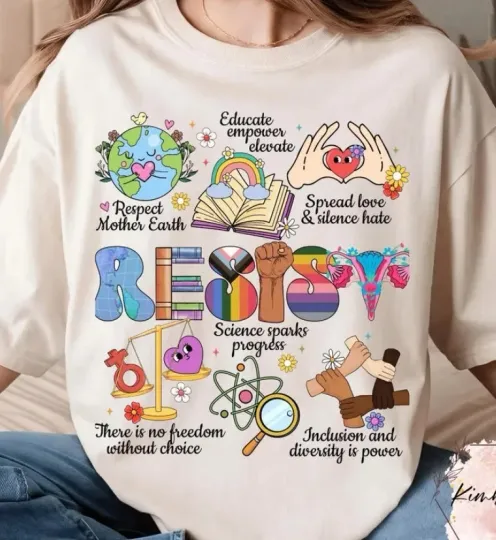 Discover new - Big Fan Of Human Rights Floral Shirt, Social Justice Tshirt hot