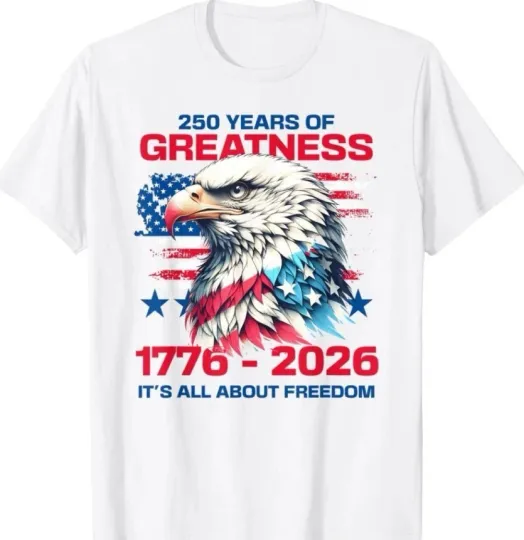 Discover Vintage Celebration 250 Years America Anniversary T-Shirt  Patriotic USA shirt