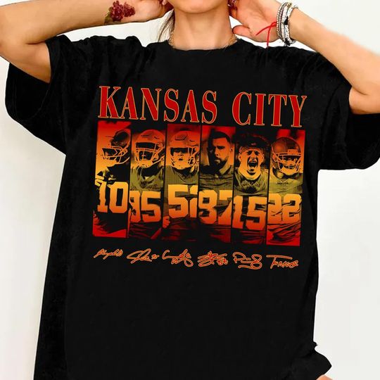 Discover Kansas City Football T Shirt, Christmas Game Day Shirt, Football Season, Trendy Fan Gift, Football Crewneck, Kansas City Football
