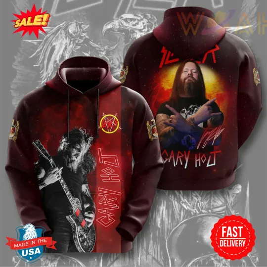 Discover Gary Holt X Slayer 3D Hoodie S-5XL