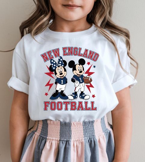 Discover New England Football Kids Shirt -  New England Game Day Tee