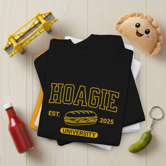 Discover Pittsburgh Hoagie University T-Shirt, Established 2025, Funny Foodie Tee, Perfect Unique Gift