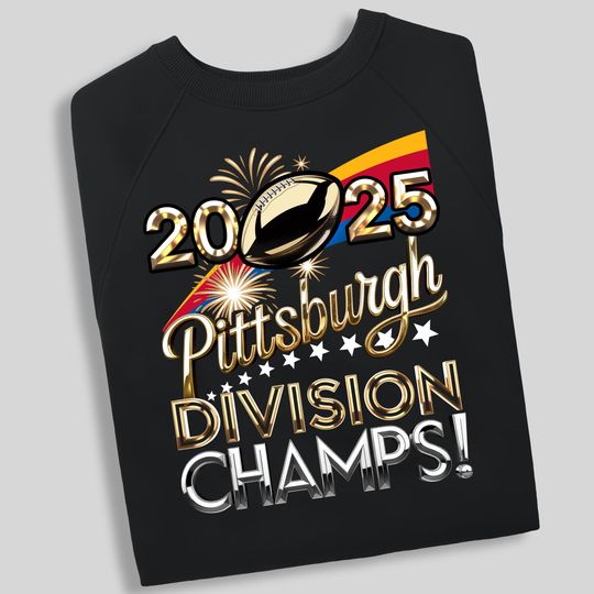 Pittsburgh Football Fan Shirt - Black and Gold Steel City Pride Tee - Game Day Apparel
