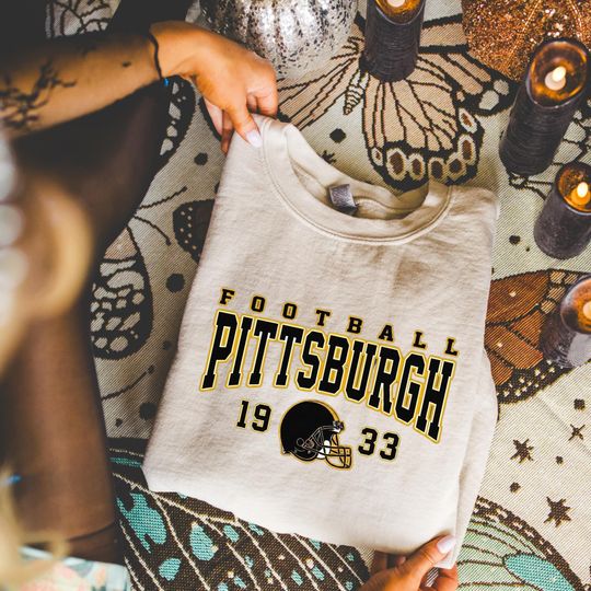 Discover Vintage Pittsburgh Football T-Shirt | Retro College Style Tee | Kids & Adult Game Day Tee