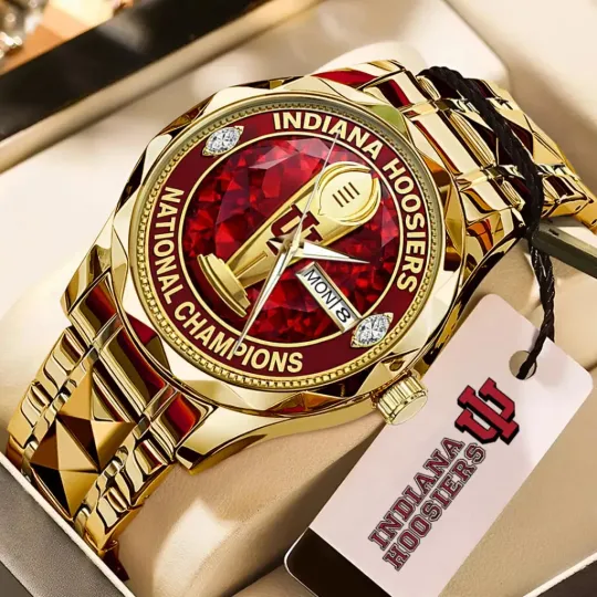 Discover Hoosiers Football Alloy Quartz Watch