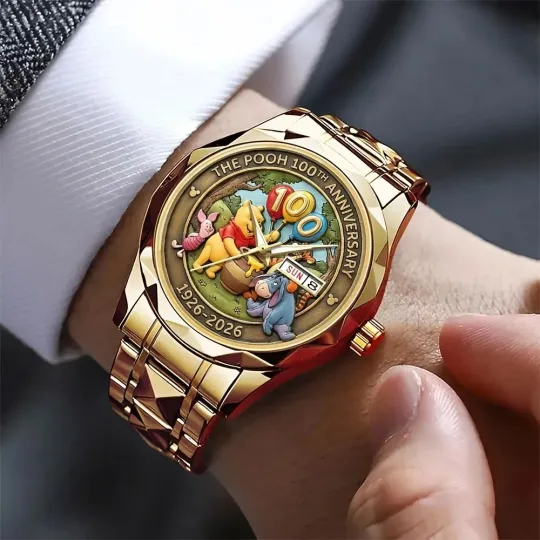 Discover Winnie-the-Pooh 100th Anniversary Alloy Quartz Watch