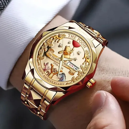 Discover Winnie-the-Pooh 100th Anniversary Alloy Quartz Watch
