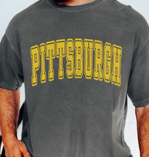 Discover Comfort Colors Pittsburgh T-Shirt: Soft-Washed Ring Spun Tee