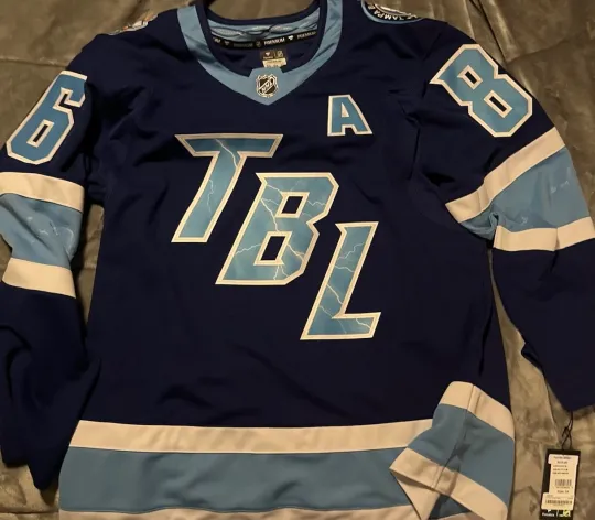 Discover Tampa Bay Lightning 2026 Stadium Series Fanatics Authentic Premium Jersey 54 NWT