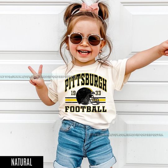 Discover Pittsburgh Football Vintage Toddler T-Shirt,Vintage Unisex Pittsburgh Kids,Gift for Football Fan