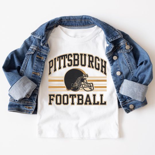 Discover Pittsburgh Football Toddler Shirt: Vintage Game Day Tee