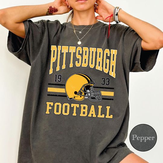 Discover Comfort Colors  Pittsburgh Football Shirt, Trendy Pittsburgh Football Fan Shirt
