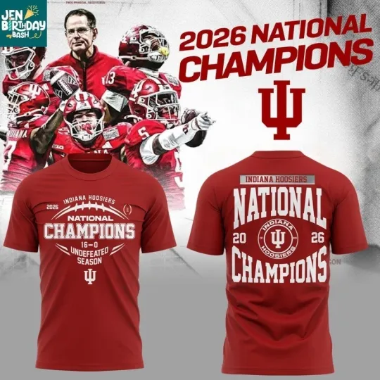 Discover Indiana National Champions 2025-2026 Perfect Season T-Shirt