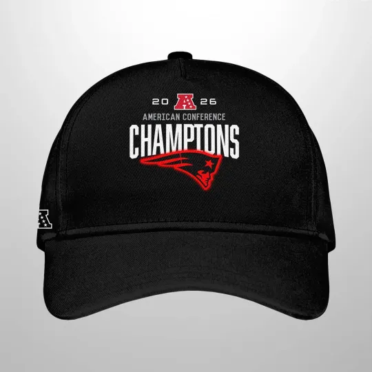 Discover Patriotss 2026 A.F.C Championship Hat