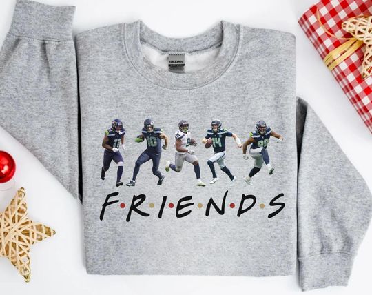 Discover Seattle Football Friends Sweatshirt, Seattle Sweat, Football Friends, Kupp Sweat, Walker Sweat, Darnold Sweat, Seattle Fan Sweat Gift
