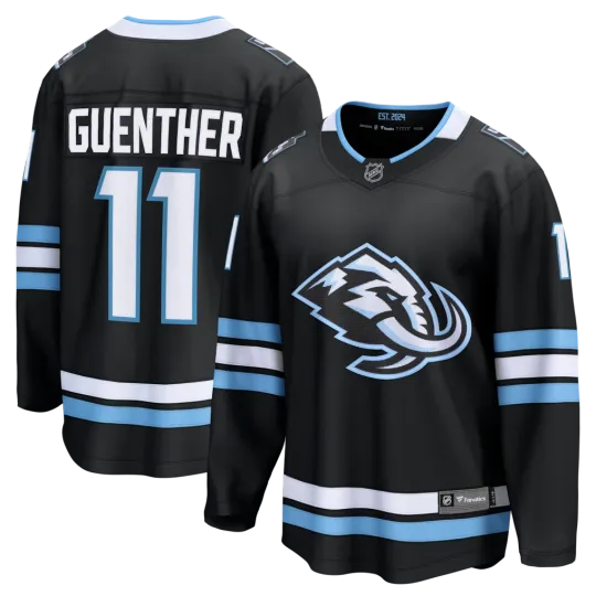 Discover Utah Mammoth Dylan Guenther #11 Fanatics Black Home 2026 Breakaway NHL Jersey