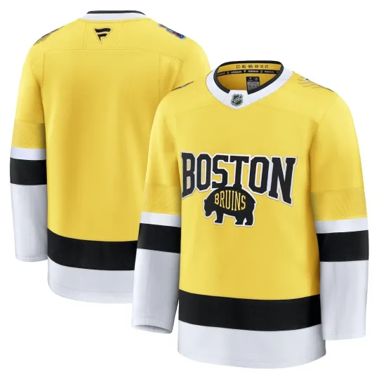 Boston Bruins Fanatics Gold Men's 2026 NHL Stadium Series Premium Jersey