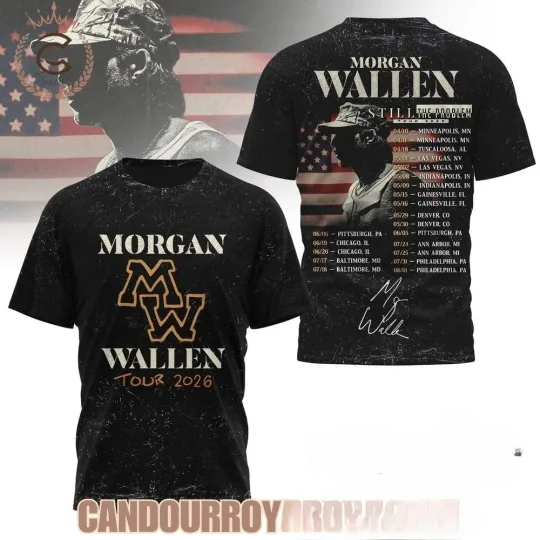 Discover Machine Gun Kelly 2025 Lost Americana Tour 3D T-Shirt