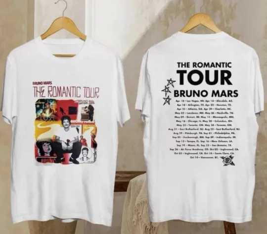Discover B-Mars The Romantic Tour 2026 T-Shirt - Unisex Music Fans