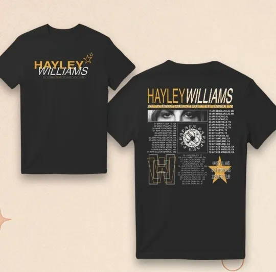 Discover Hayley Williams Bachelorette Party Tour 2026 T-Shirt