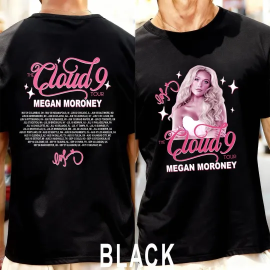 Discover Megan Moroney Cloud 9 Tour Dates 2026 Unisex T-Shirt