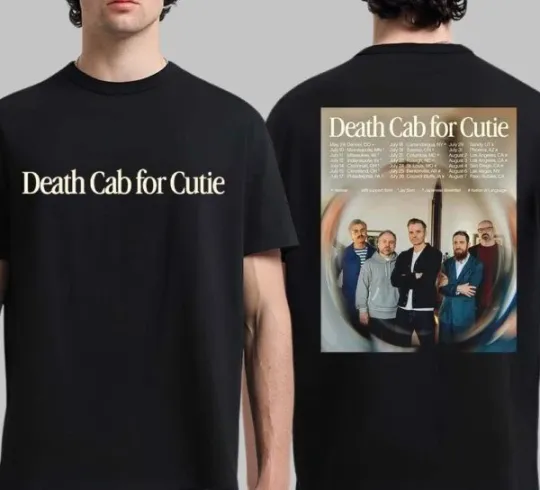 Discover New Death Cab For Cutie Summer In North America 2026 Tour-2 Sides Shirt