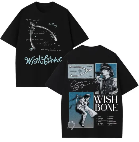 Conan Gray WishBone Tour 2026 short sleeve 2 side T-shirt