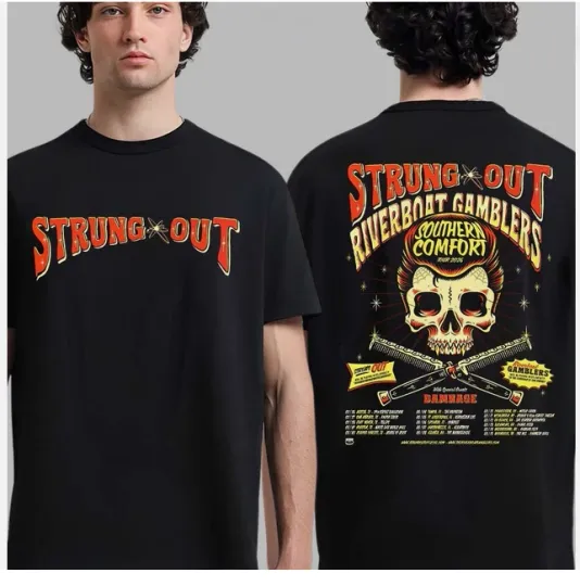 Discover Strung Out Southern Comfort Tour 2026 North American City Dates Two Sided Shirt