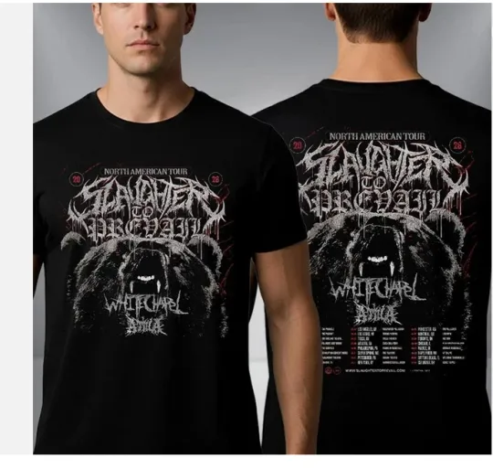 Slaughter To Prevail North America 2026 Tour T-Shirt