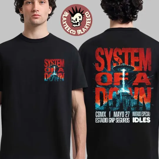 SYSTEM OF DOWN Mexico Tour 2026 T-Shirt