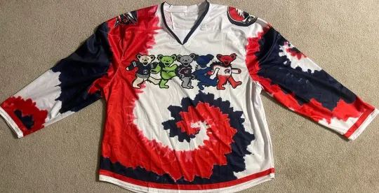 Columbus Blue Jackets Grateful Dead Night Jersey 2025-2026 Adult Large - New