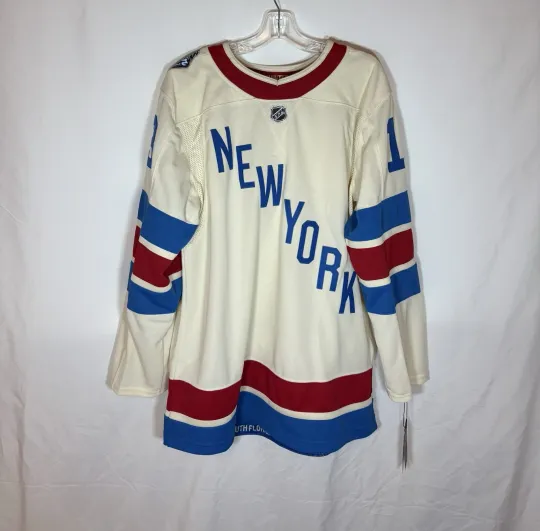 Fanatics New York Rangers 13 Lafreniere 2026 Winter Classic Jersey Premium Sz 50