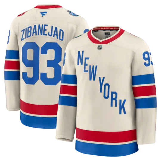 New York Rangers Mika Zibanejad Fanatics 2026 Winter Classic Premium NHL Jersey