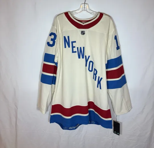Fanatics New York Rangers 13 Lafreniere 2026 Winter Classic Jersey Premium Sz 54