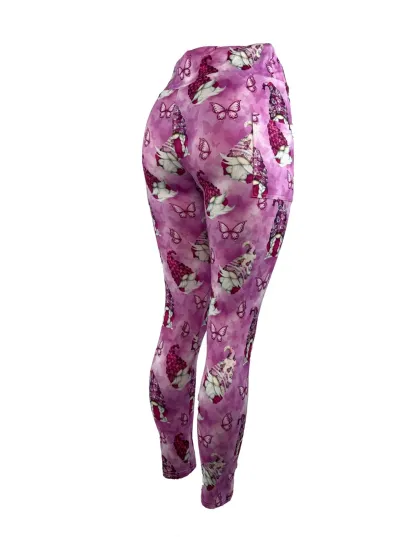 Discover Gnomes and Butterflies - Leggings Multiple Sizes With POCKETS
