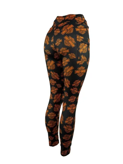 Discover Haarleyy Davidson Logo - Leggings Multiple Sizes W/ POCKETS