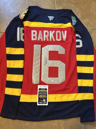 Aleksander Barkov Signed Florida Panthers 2026 Winter Classic Jersey JSA COA