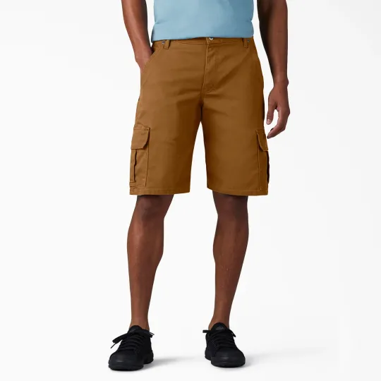 Discover FLEX Relaxed Fit Duck Cargo Shorts, 11"