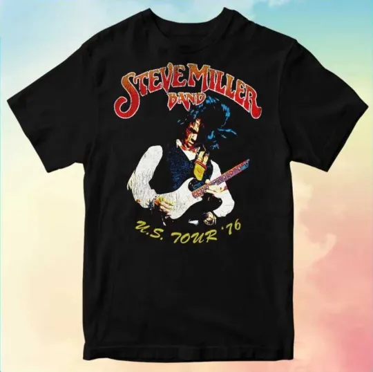 Vintage Steve Miller Band U.S Tour 1976 T Shirt