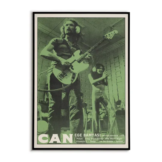 Discover Can Ege Bamyasi Poster - Retro 70s Psychedelic Krautrock Music Print